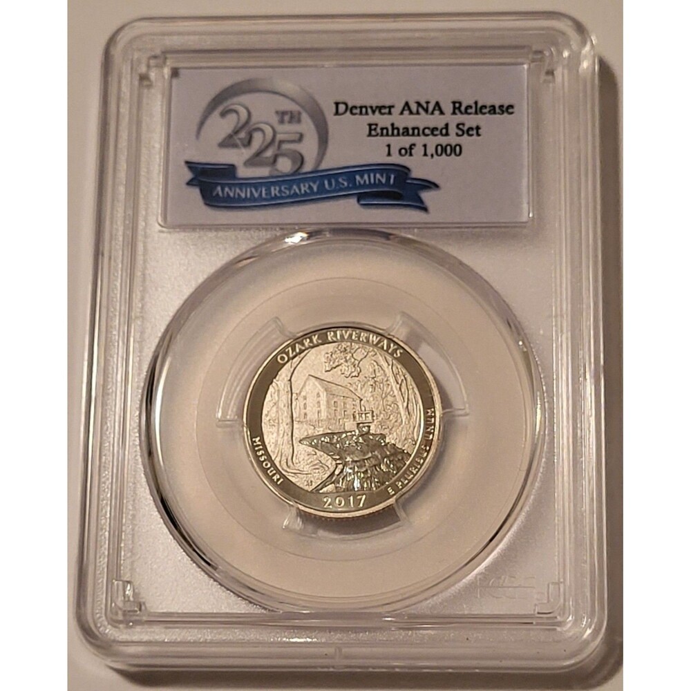 2017 S Ozark Riverways NP Quarter Enhanced SP70 PCGS FDI Denver ANA